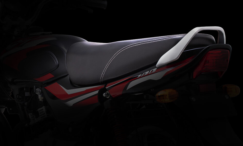 Bajaj CT100 Motorcycle DTSi thick comfortable seat