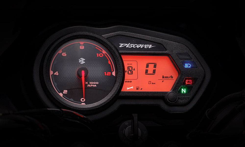 Bajaj Discover 125 New Model with advanced digital meter