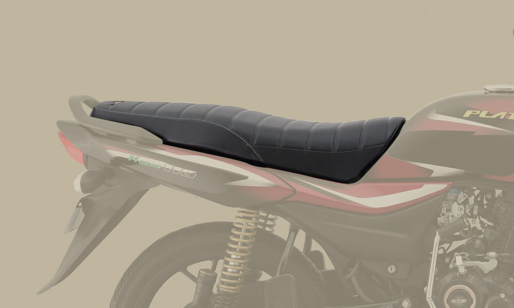 Bajaj Platina 110H Quilt Seat Feature