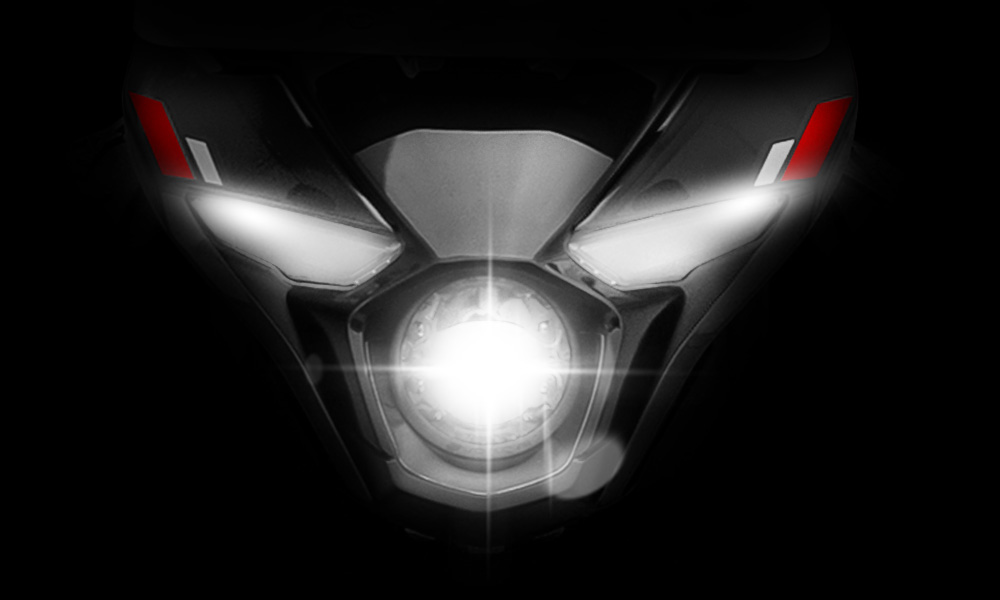 Bajaj Pulsar N160 FI ABS Motorcycle LED projector headlight