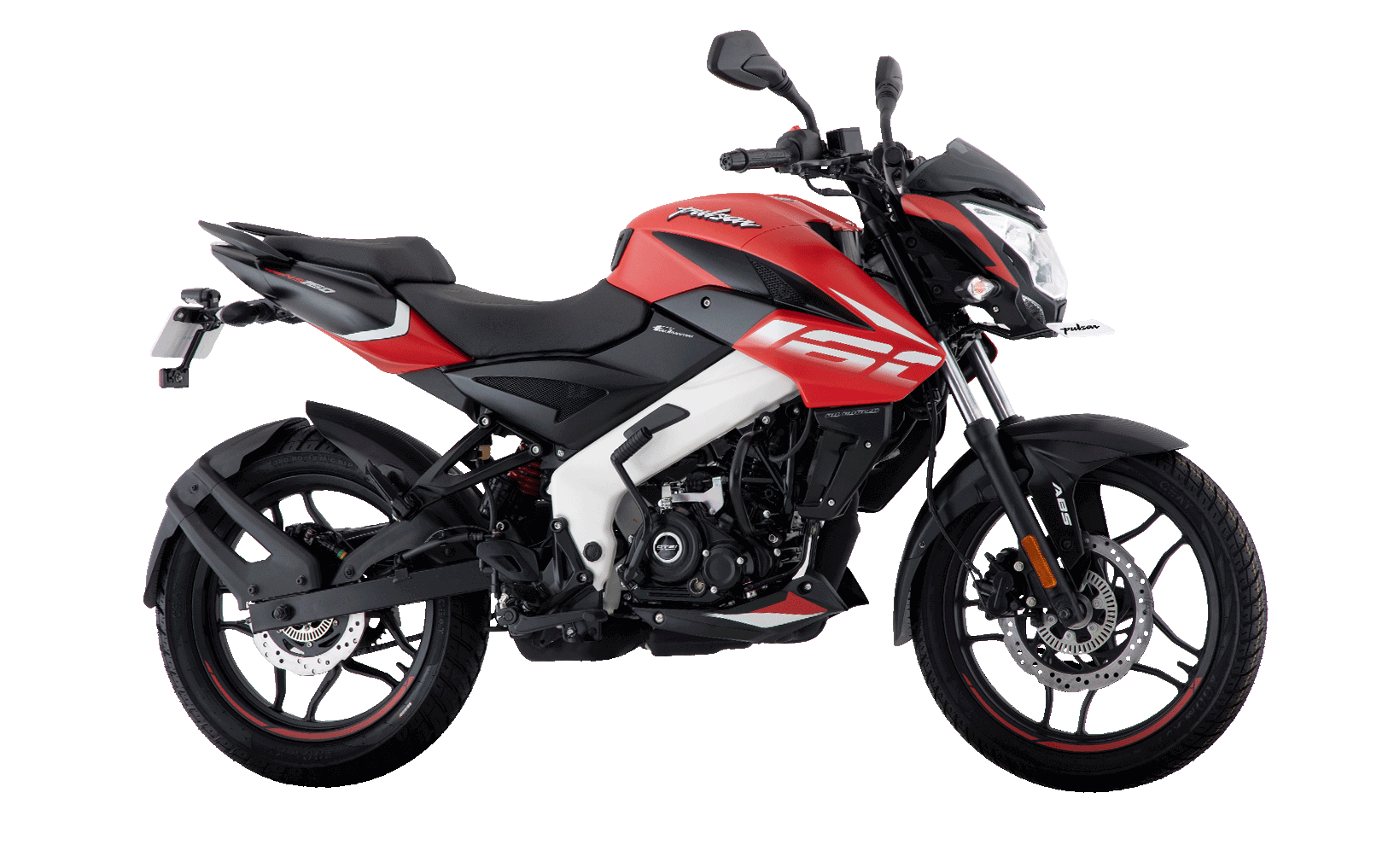 Bajaj Pulsar NS160 Twin Disc ABS Motorcycle Black and Red Bajaj Pulsar NS 160cc Twin Disk ABS Motorcycle