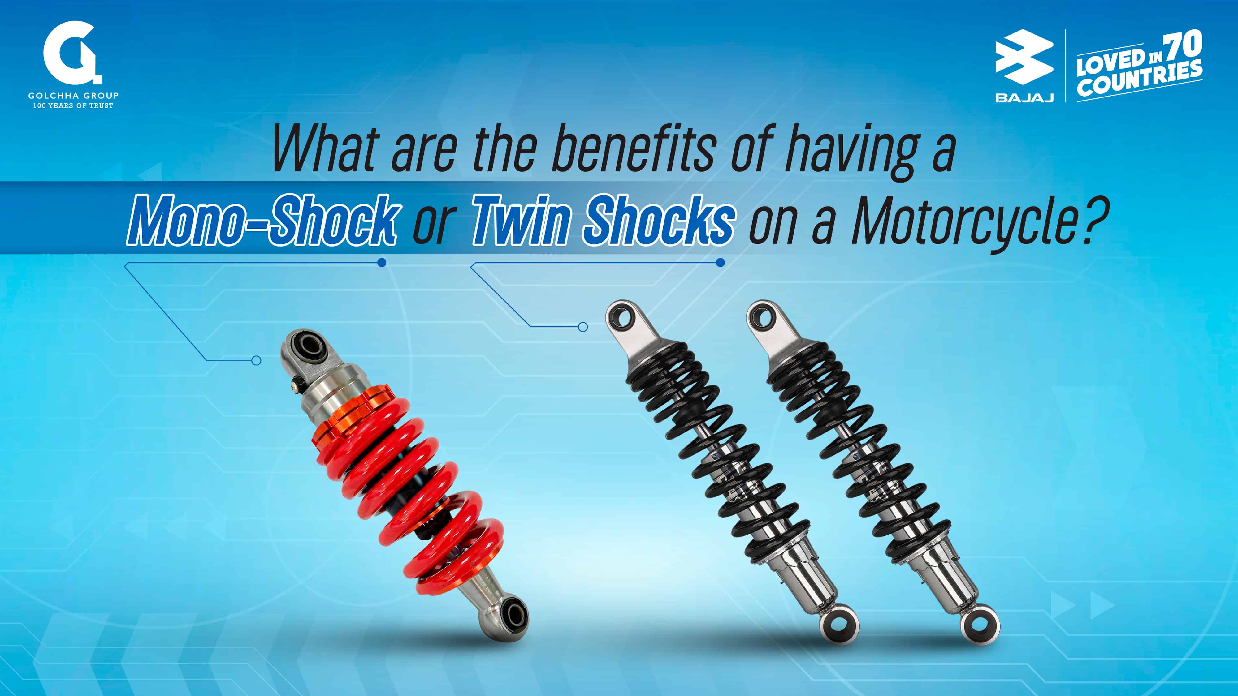 What are the benefits of having a monoshock vs twin shocks on a