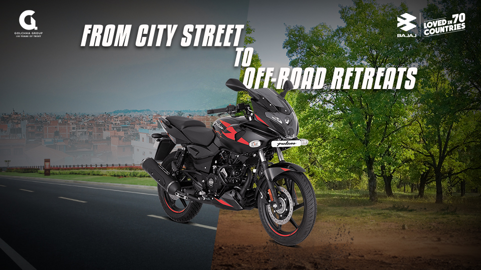 From City Street To Off-Road Retreats with Pulsar 220