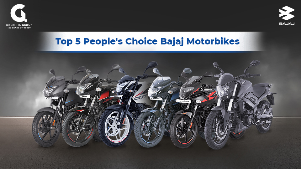 Top 5 Peoples choice Bajaj Motorbikes in Nepal